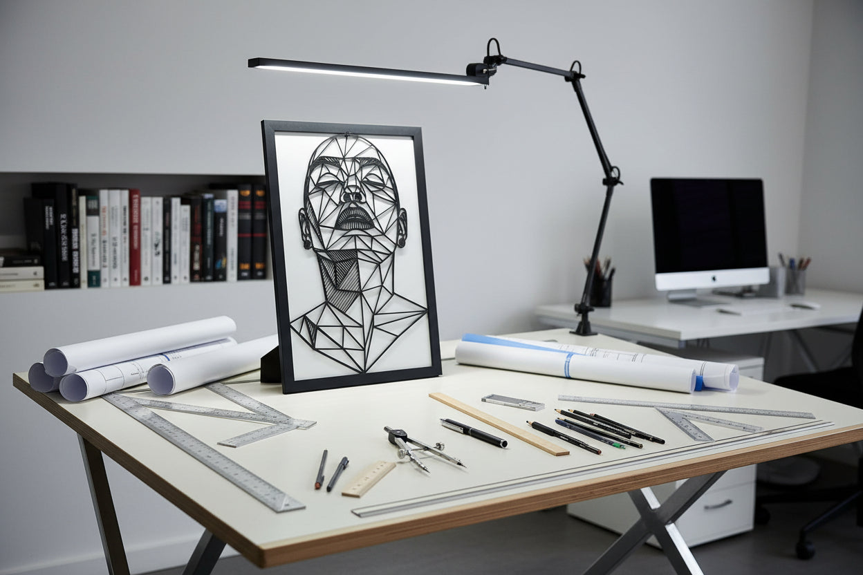 Volto donna in stile arte moderna