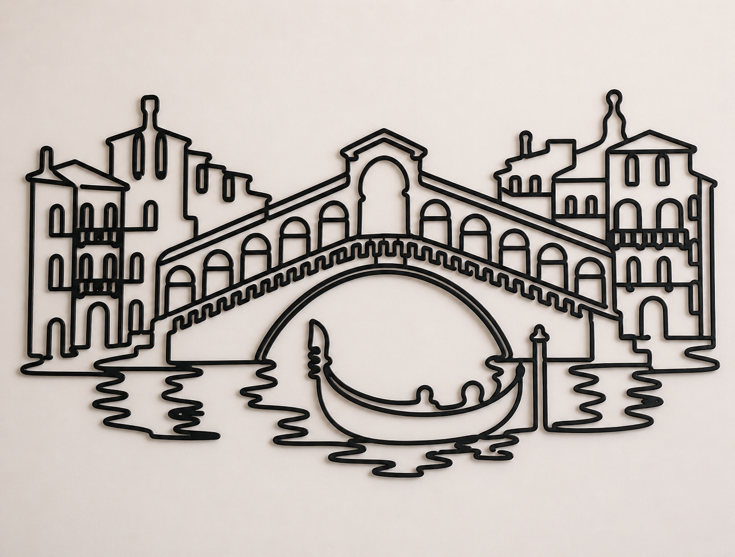 Ponte di Rialto in Linea Continua