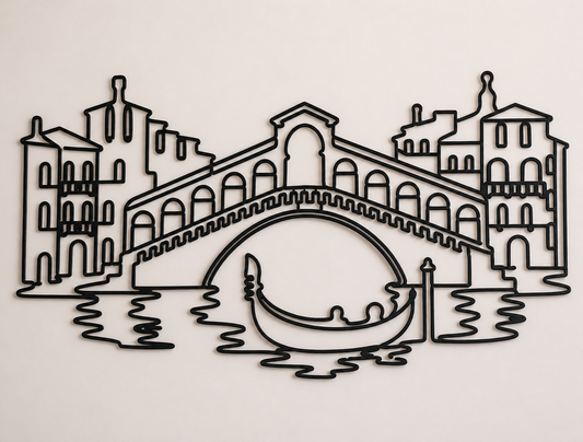 Ponte di Rialto in Linea Continua