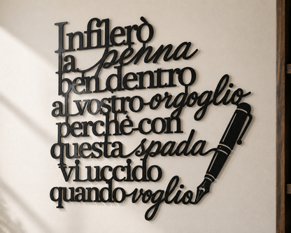 "Infilerò la penna..." — Cirano, Francesco Guccini