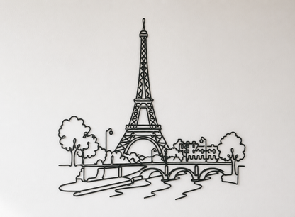 Torre Eiffel e Parigi in un solo tratto