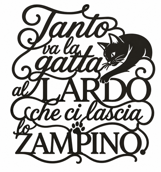 Tanto va la Gatta al Lardo che ci Lascia lo Zampino