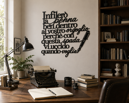 "Infilerò la penna..." — Cirano, Francesco Guccini