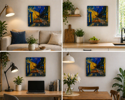 Orologio Café Terrace di Notte — Van Gogh segna l'ora