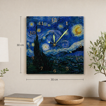 Orologio Notte Stellata — Van Gogh segna il tempo in modo diverso!