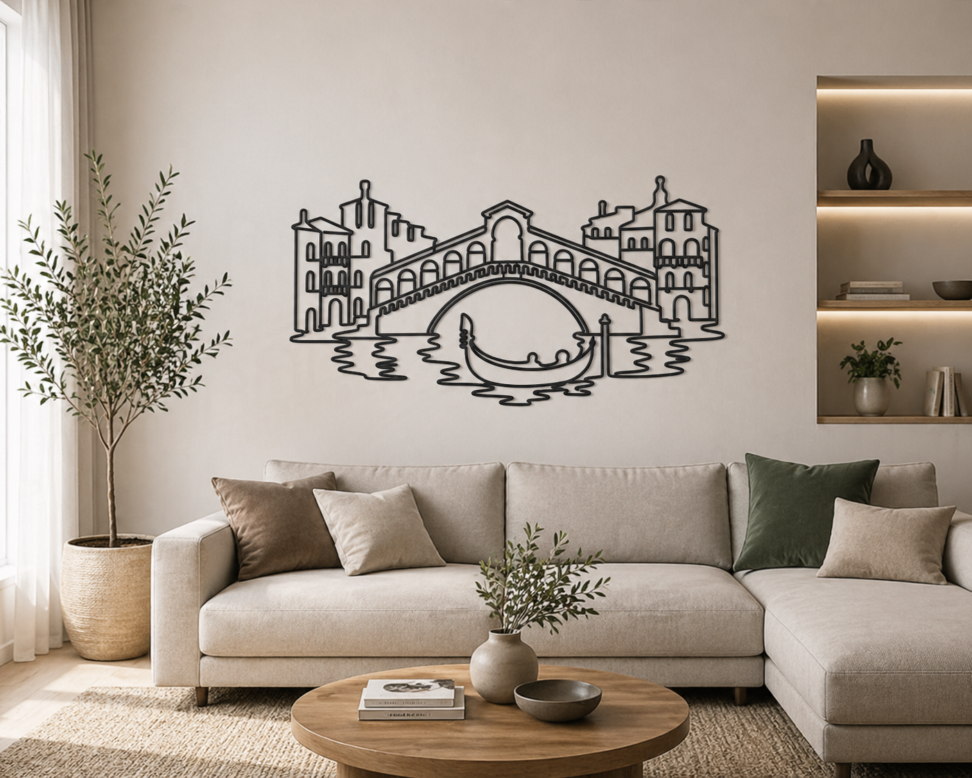 Ponte di Rialto in Linea Continua