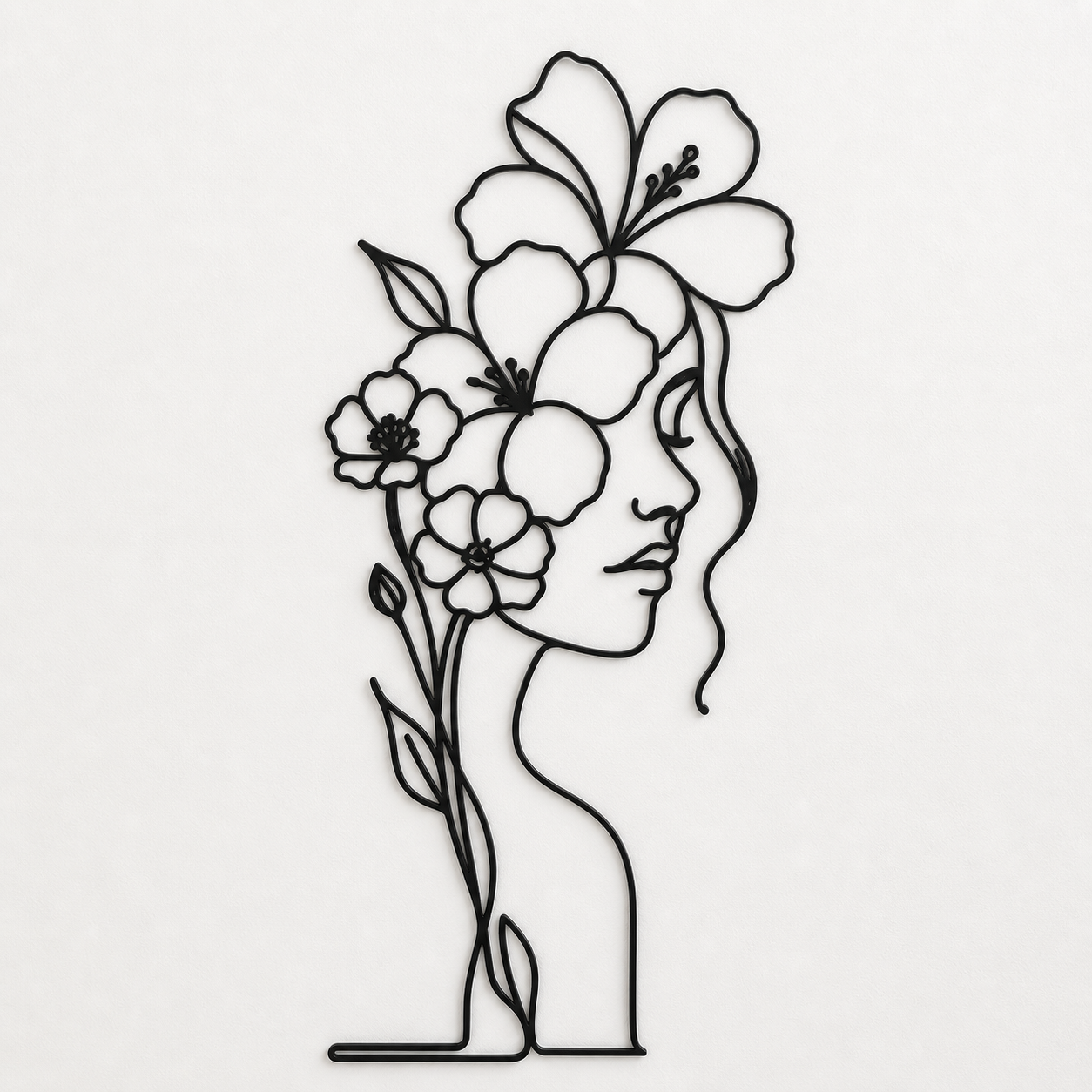 Volto Floreale - Linea Continua