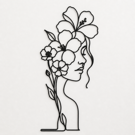 Volto Floreale - Linea Continua