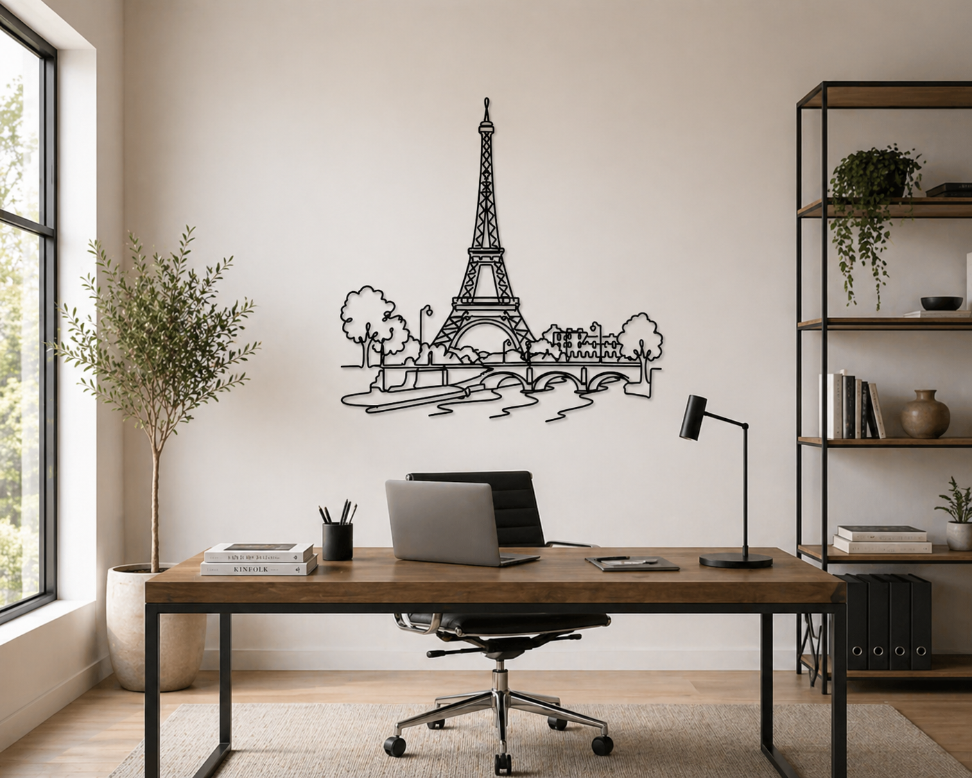 Torre Eiffel e Parigi in un solo tratto