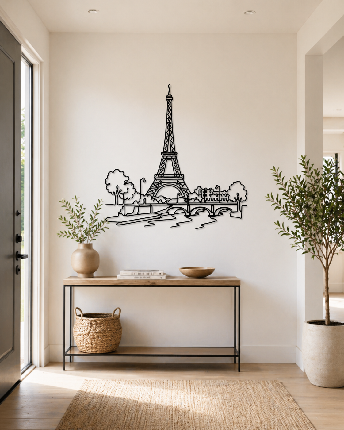Torre Eiffel e Parigi in un solo tratto