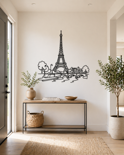 Torre Eiffel e Parigi in un solo tratto