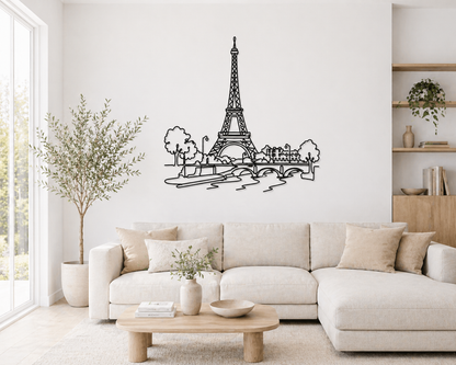 Torre Eiffel e Parigi in un solo tratto