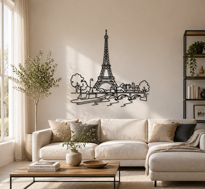 Torre Eiffel e Parigi in un solo tratto
