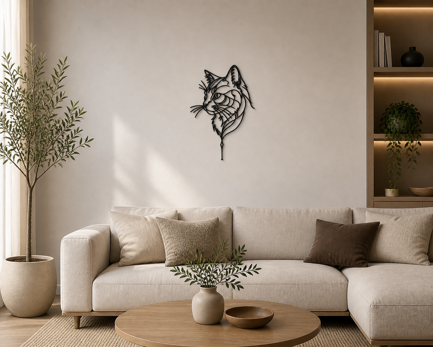 Volto di Gatto - Linea Continua