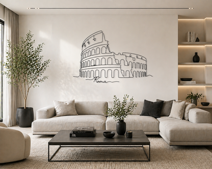 Colosseo — Roma sulla tua parete, per sempre