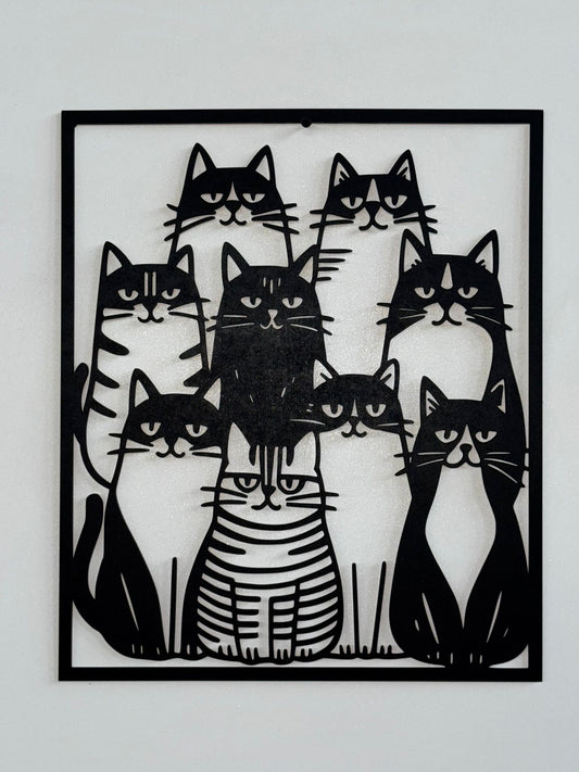 Cat Lover incisi in legno