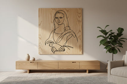 La Gioconda — Il sorriso più famoso della storia, su legno