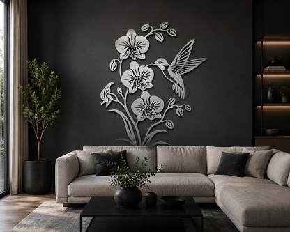 Colibrì e Orchidee – La bellezza che si ferma un istante