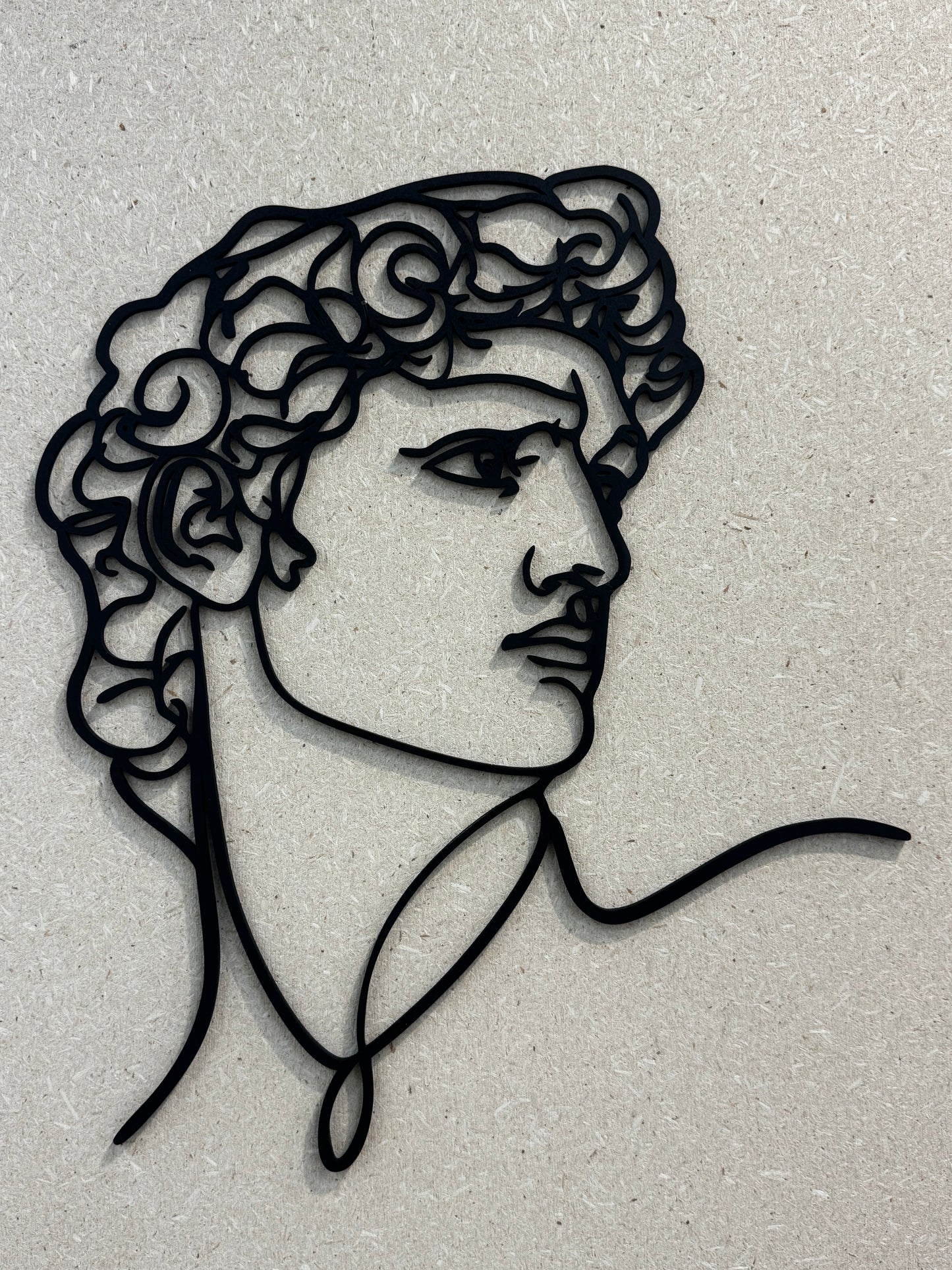 David in linea continua