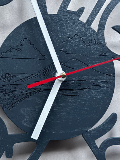 Orologio Vesuvio — Napoli nel cuore, sulla parete