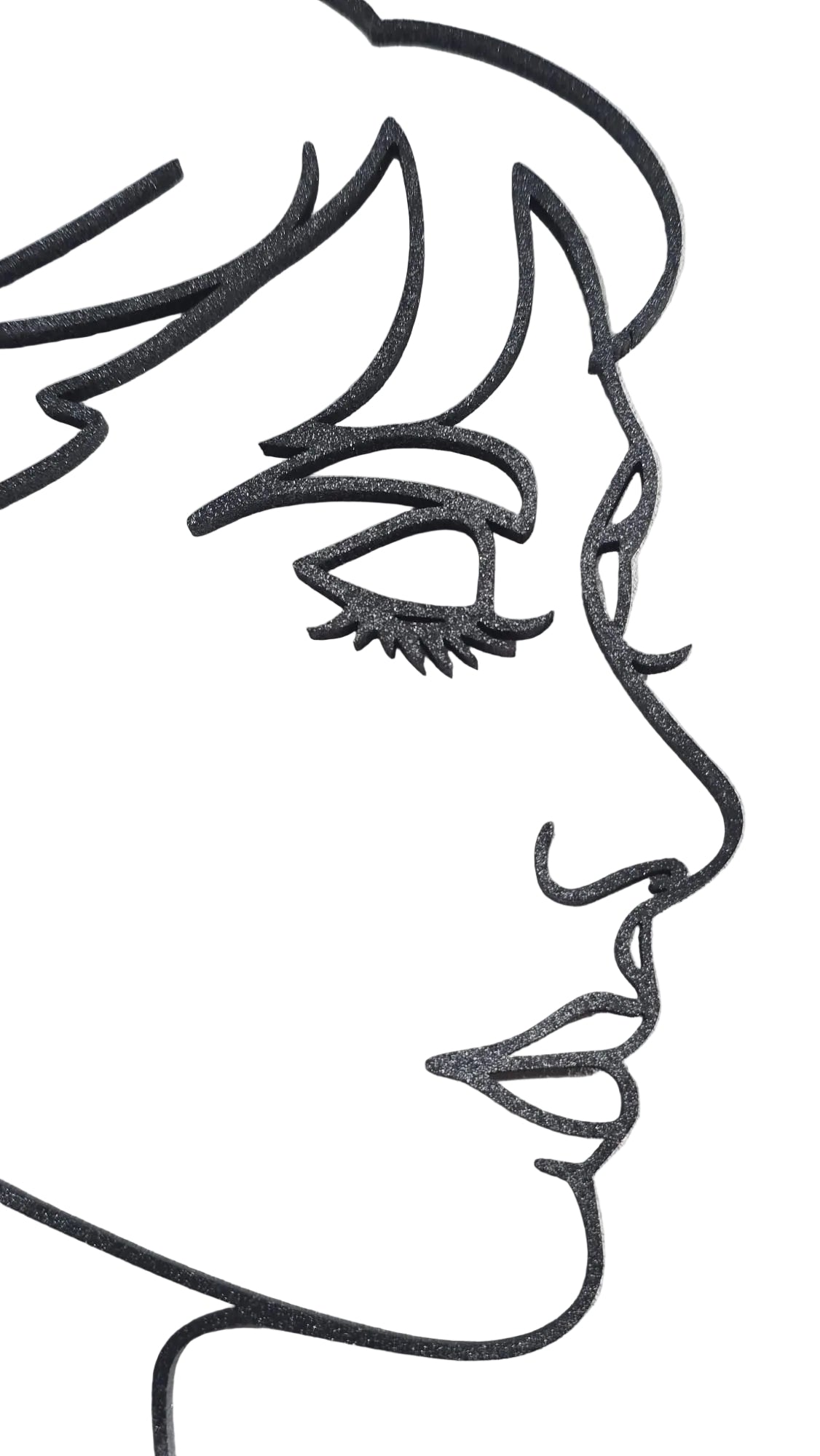 Audrey Hepburn - incisione ispirata - in linea continua