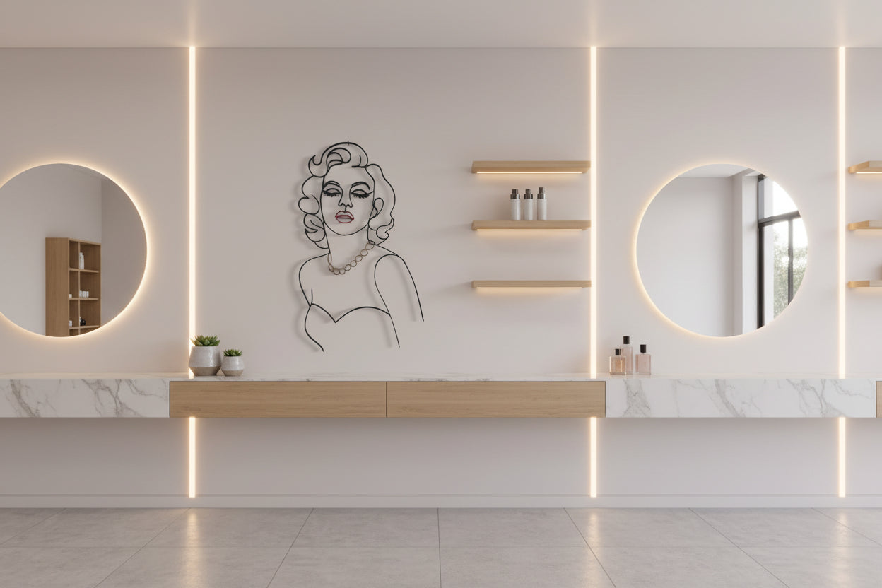 Marilyn Monroe  in linea continua