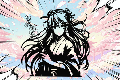 Ragazza in Stile Manga — Gli occhi che ti seguono ovunque