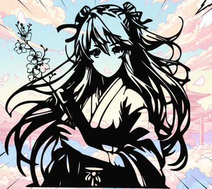 Ragazza in Stile Manga — Gli occhi che ti seguono ovunque