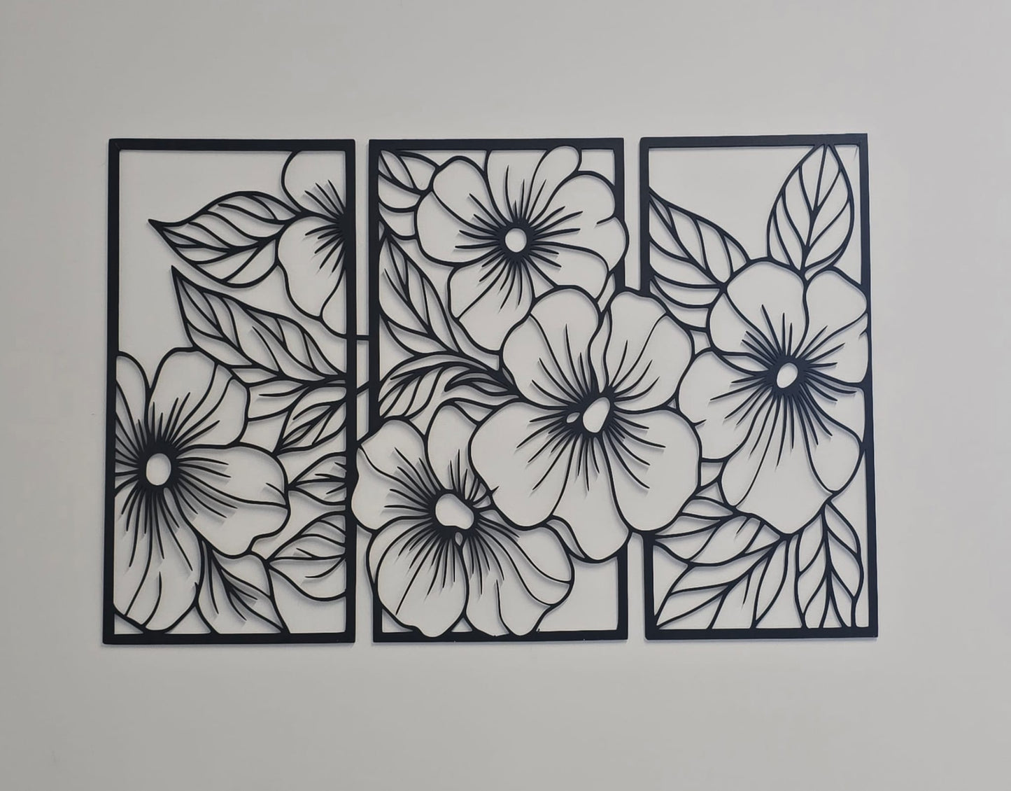 Quadro Orchidee incise su Legno