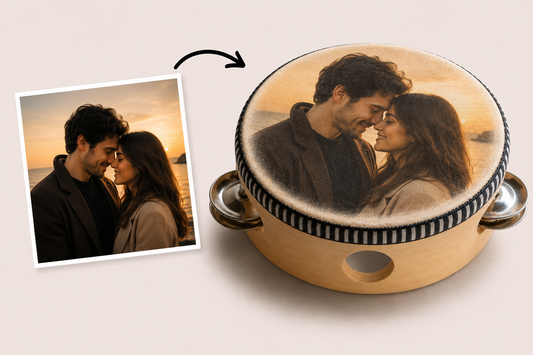 Tamburello Personalizzato con Foto – Diametro 15 cm