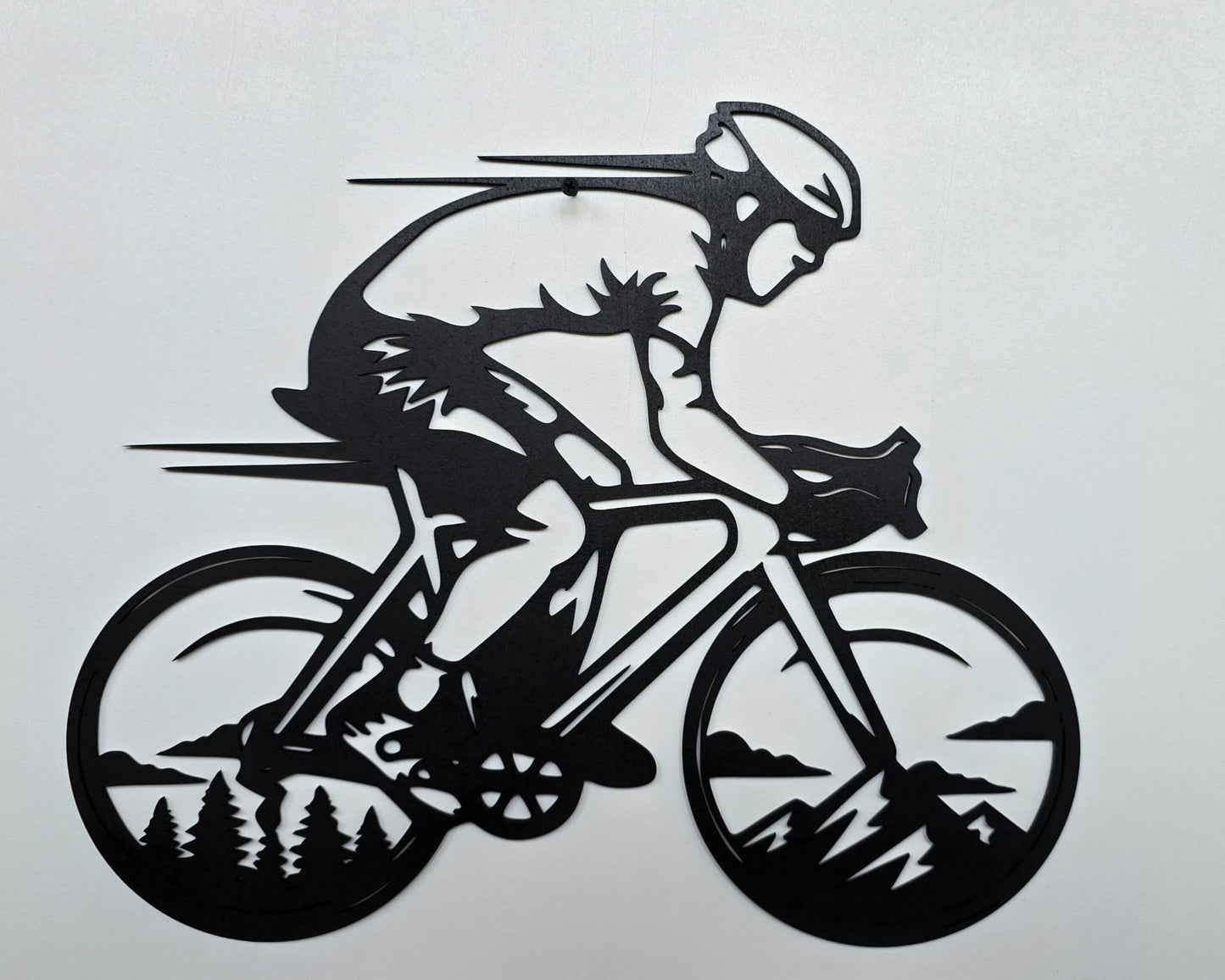 Ciclista su Bici da Corsa — Velocità, vento, libertà