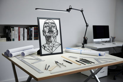 Volto donna in stile arte moderna