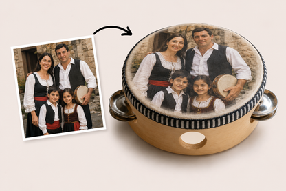 Tamburello Personalizzato con Foto – Diametro a scelta
