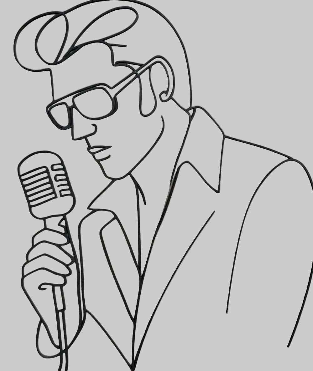Ispirato a Elvis Presley  in linea continua