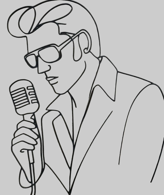 Ispirato a Elvis Presley  in linea continua